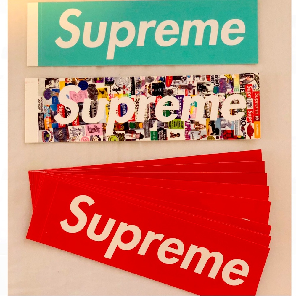 RARE Supreme stickers (Tiffany & Co.)